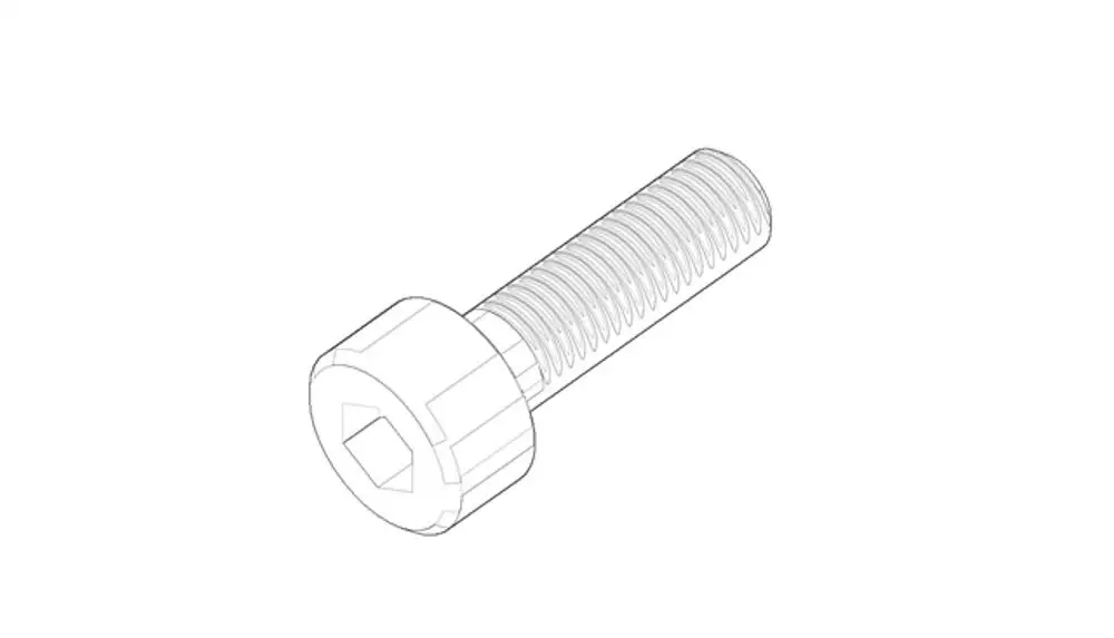 DORNBRACHT Befestigung Zylinderschraube ERSATZTEILE 093030167 M3 x 10 mm, 09303016790 Galeriebild 1